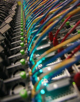 An ACENET cluster cabling