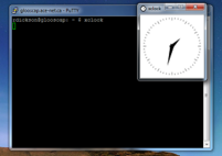 xclock display